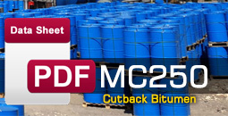 Cutback bitumen MC250 data sheet