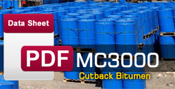 Cutback bitumen MC3000 data sheet