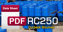 Cutback bitumen RC250 data sheet
