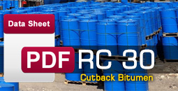 Cutback bitumen RC30 data sheet
