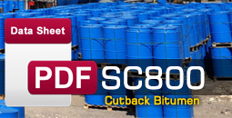 Cutback bitumen SC800 data sheet
