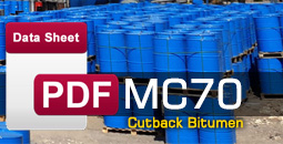 Cutback bitumen MC70 data sheet