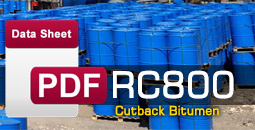 Cutback bitumen RC800 data sheet