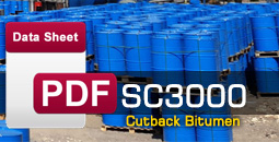 Cutback bitumen SC3000 data sheet